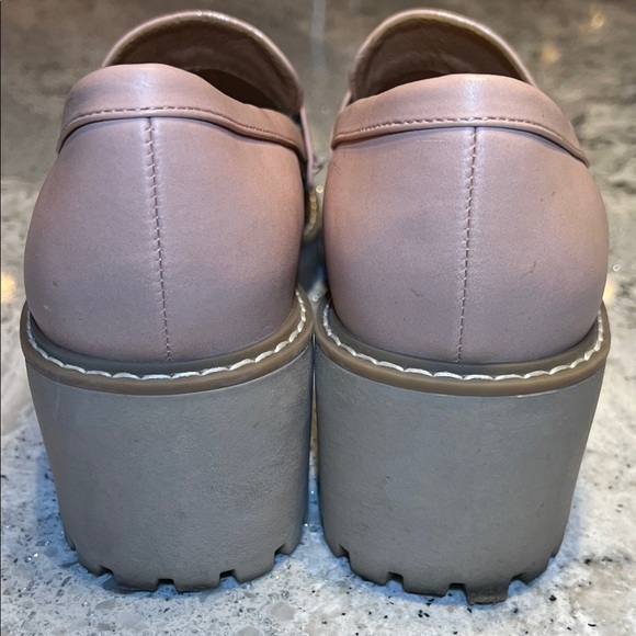 Dolce Vita Blush Light Pink Platform Loafers Size 9.5 - Picture 8 of 10